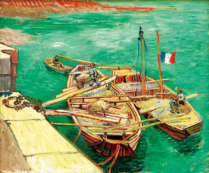  文森特·威廉·梵高  Vincent Willen Van Gogh —— 码头上运货的人